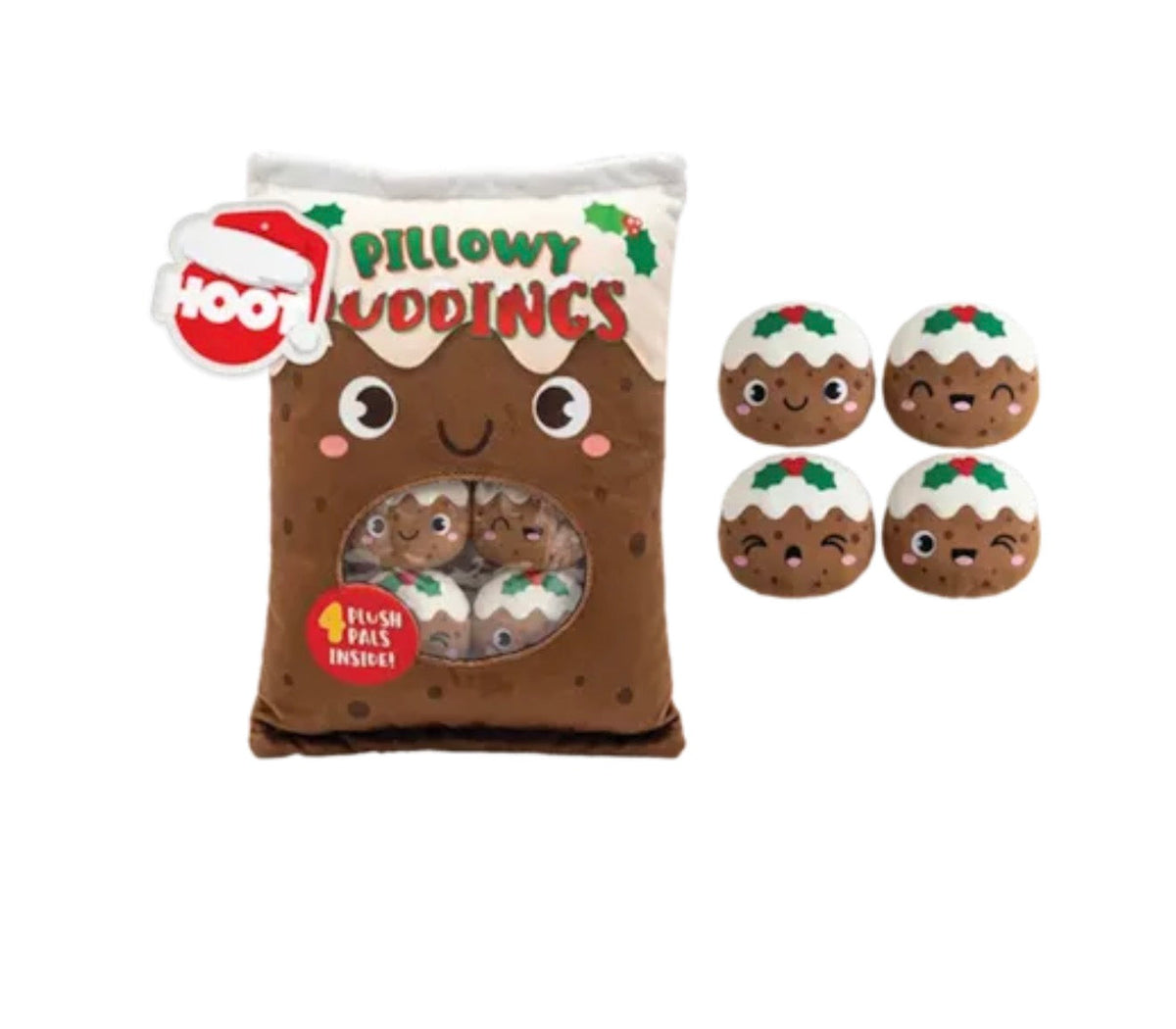Christmas snack bag plushies