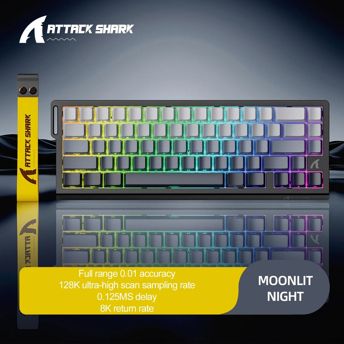 8K Magnetic Gaming Keyboard ATTACK SHARK X68HE Wired and FREEWOLF F68 Wired F68Pro Wireless for Pro Gaming 0.01mm Rapid Trigg