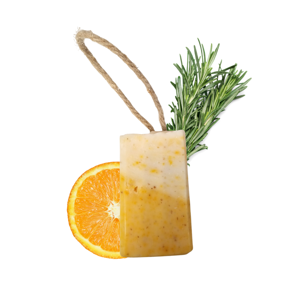 Rosemary Clementine Soap Bar 100g - Scented with essential oils - 3 different styles