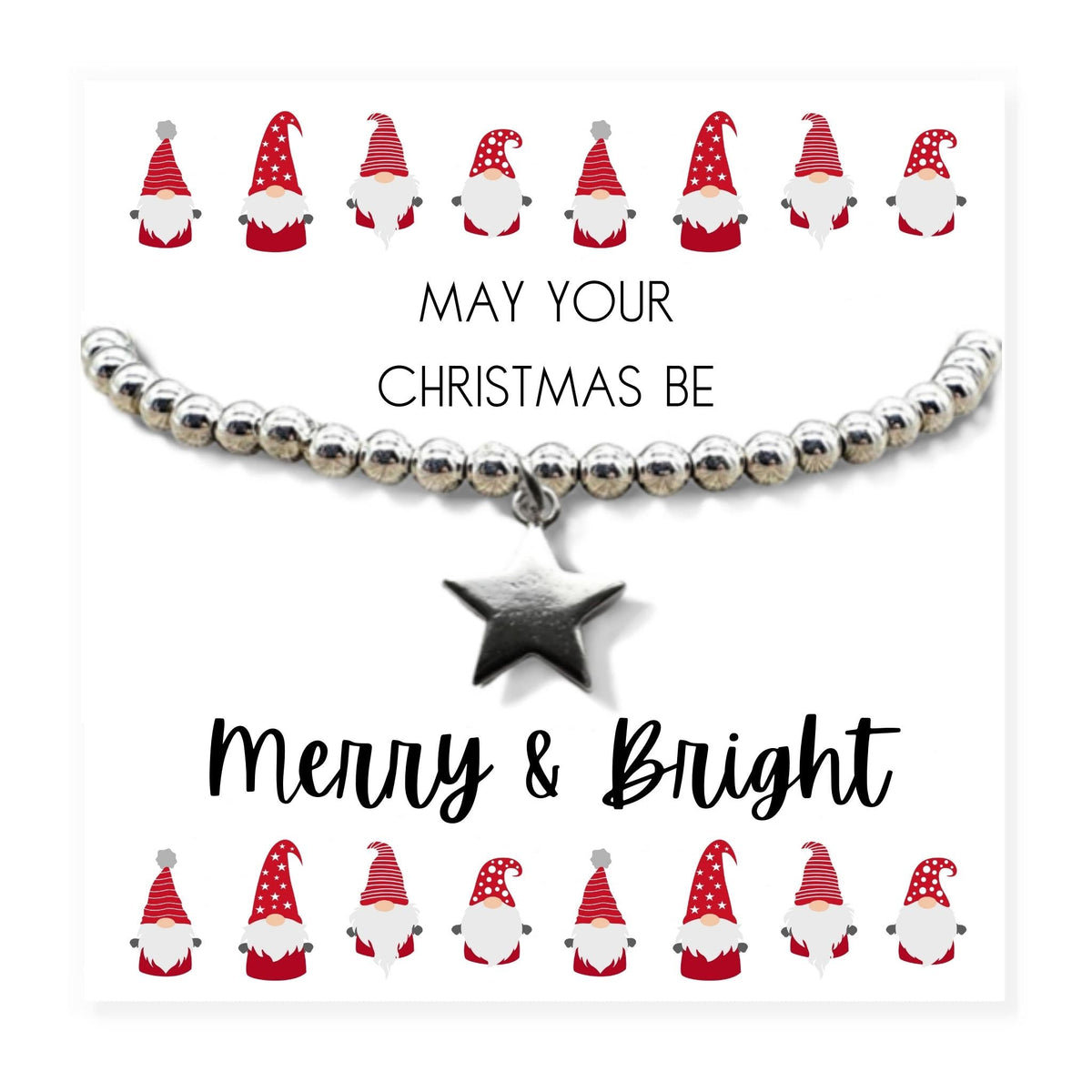 Merry & Bright Christmas Hamper Star Bracelet & Jewellery Box