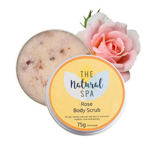 Rose Sugar Scrub | Natural Exfoliating Body Scrub for Smooth, Glowing Skin | Vegan, Plastic-Free Skincare | 2 Size Options