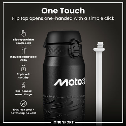 MotoGP x ION8 Insulated Steel Water Bottle, MotoGP Lean, 750ml (24oz)