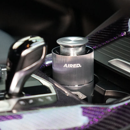 PRO1 In-Car / Home Mini Luxury Electronic Rechargeable Essential Oils Diffuser By AIRED. (SILVER)
