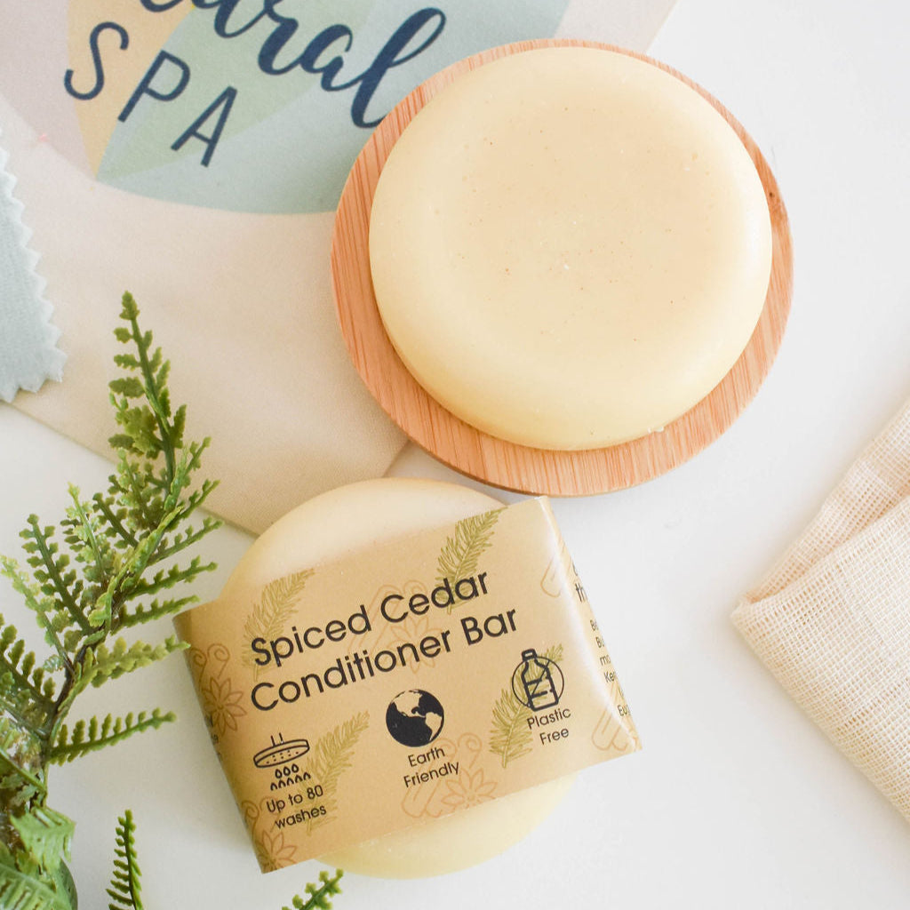Spiced Cedar , Solid Conditioner Bar 60g