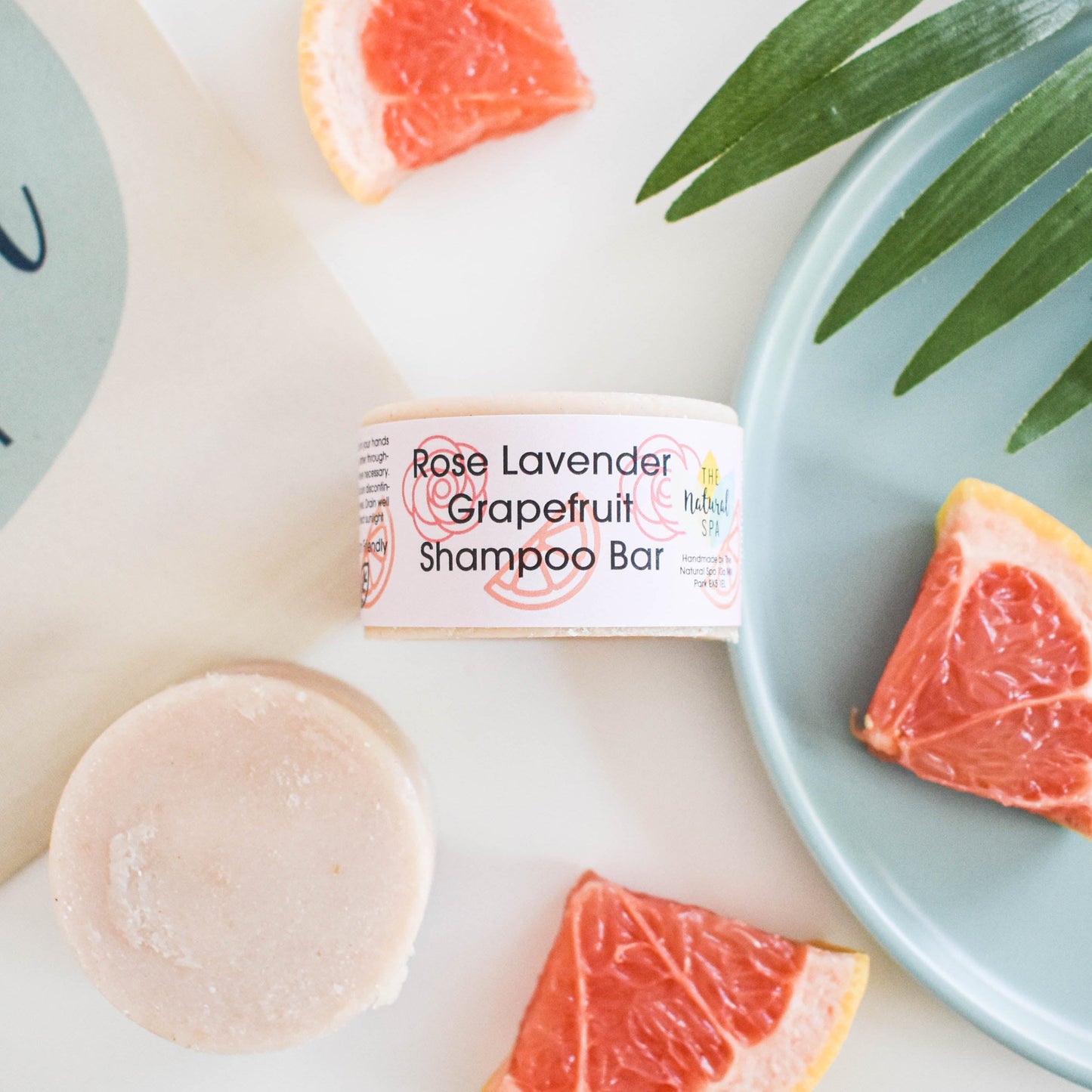 Rose, Lavender & Grapefruit Shampoo Bar | Natural Hair Wash for All Hair Types | Vegan, Plastic-Free Hair Care