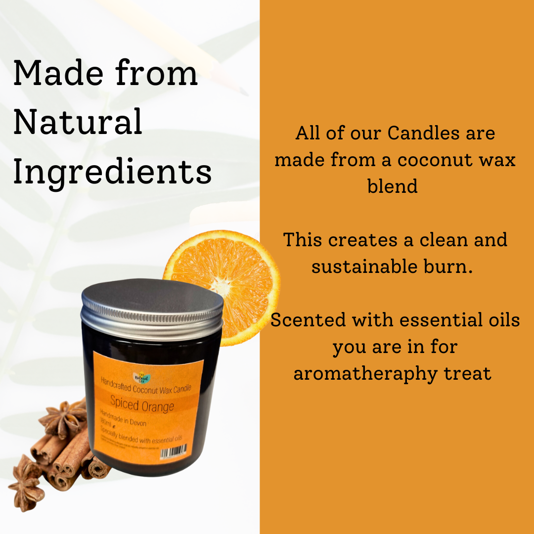 Spiced Orange Coconut Wax Candle | Hand-Poured | 60ml