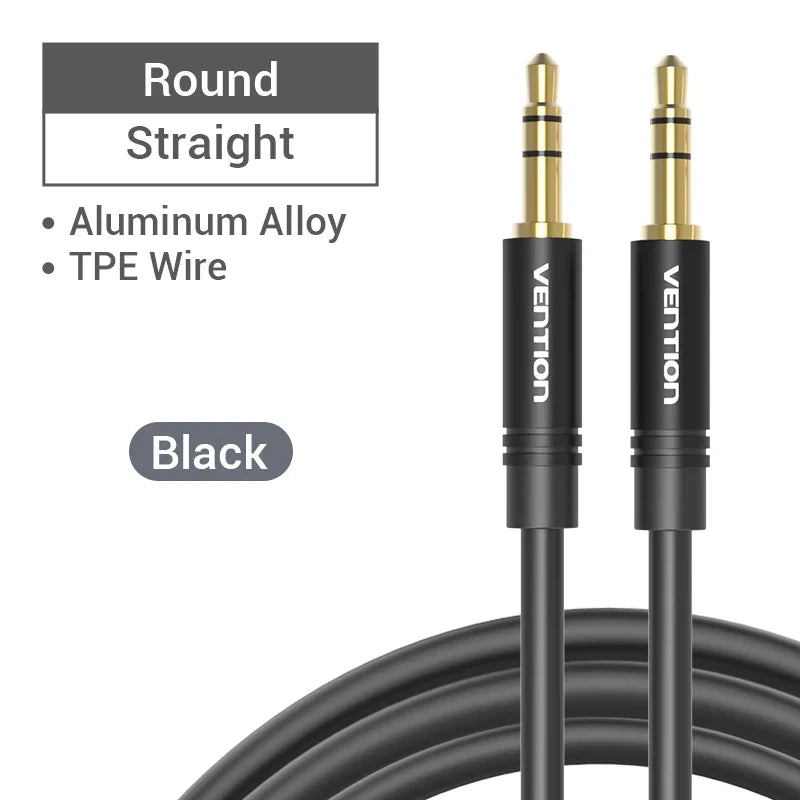 Vention Jack 3.5mm Aux Cable Male to Male 3.5mm Audio Cable
