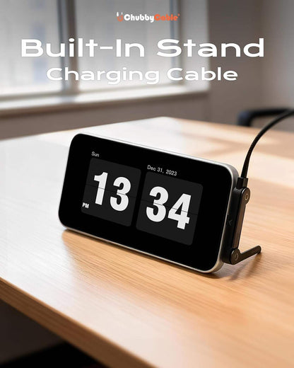 240W Foldable Phone Stand USB-C Super Fast Charging Cable