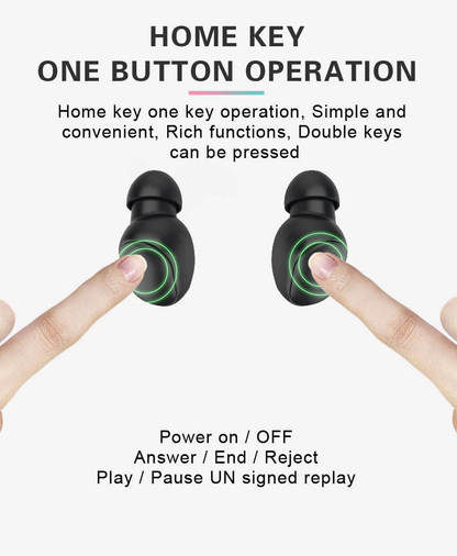 Bluetooth Earbud with Noise Cancelling and Microphone