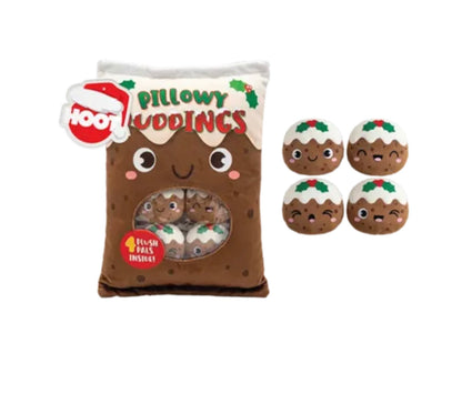 Christmas snack bag plushies