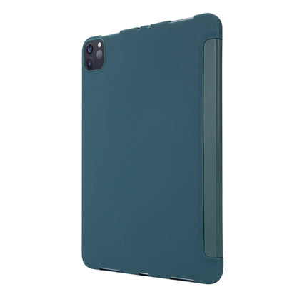 For iPad Pro 11 (2020) PC + PU Leather Tablet Case with Three-folding Holder, For iPad Pro 11 (2020)