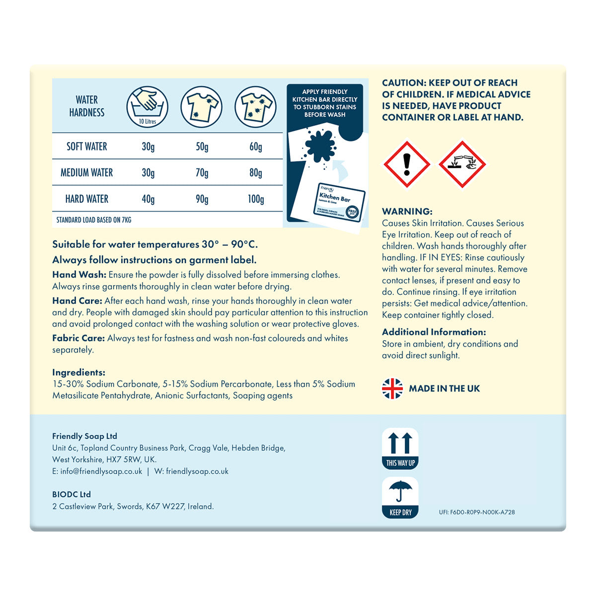 Eco Friendly Laundry Powder