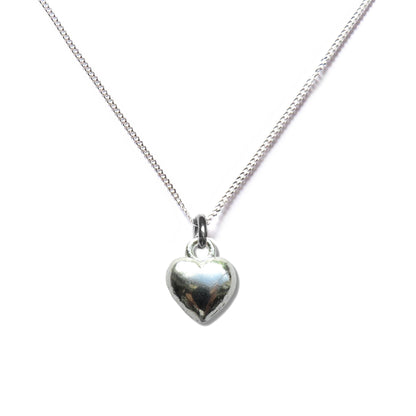 Merry Christmas Gift Box, Silver Heart Necklace & Chocolate Treats