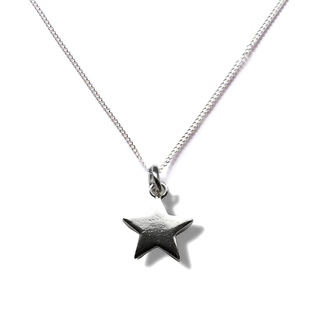 Merry & Bright Christmas Gift Box, Silver Star Necklace & Chocolates
