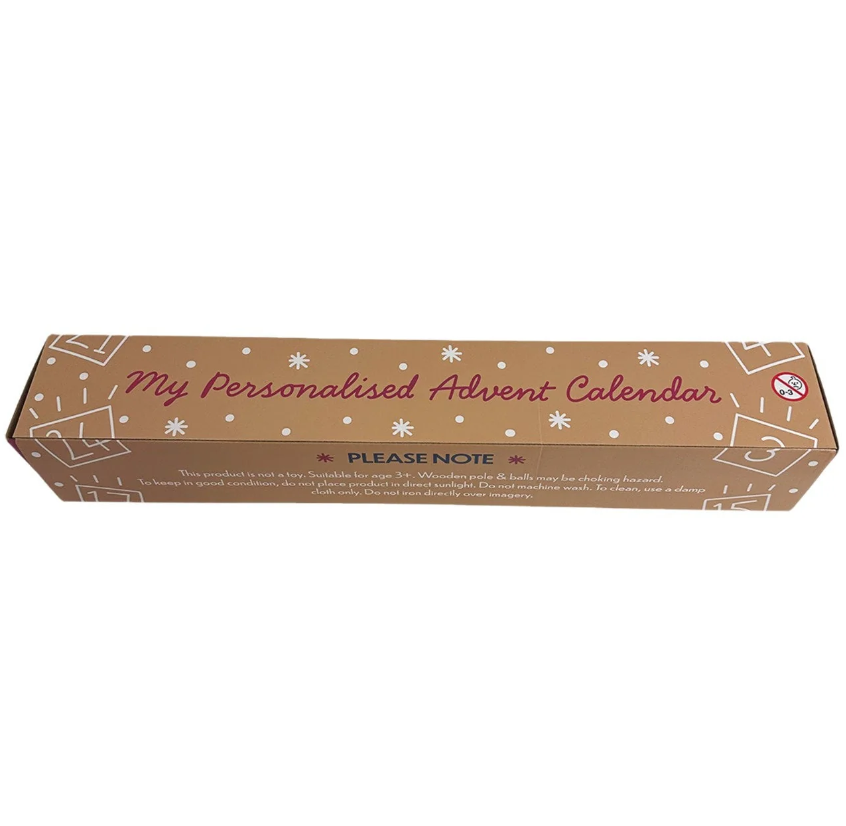 Personalised Sweet Advent Calendar Christmas countdown