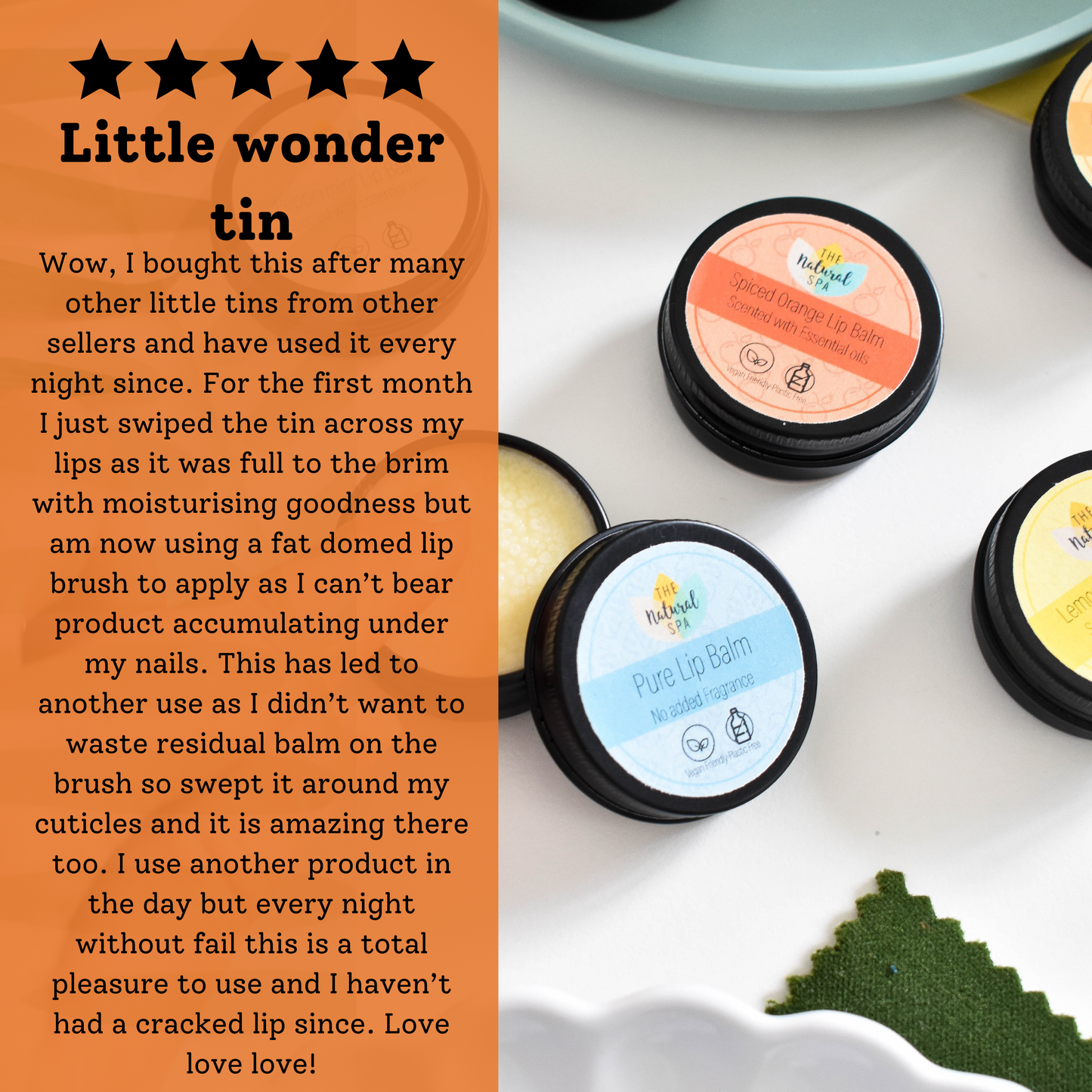 Spiced Orange Lip Balm | All Natural | 15g