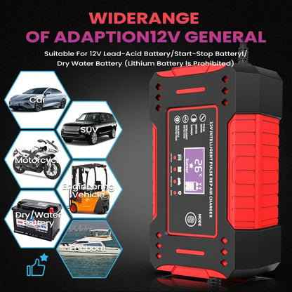 Charger Car and Motorcycle Battery Charging Unit Lead-Acid Battery