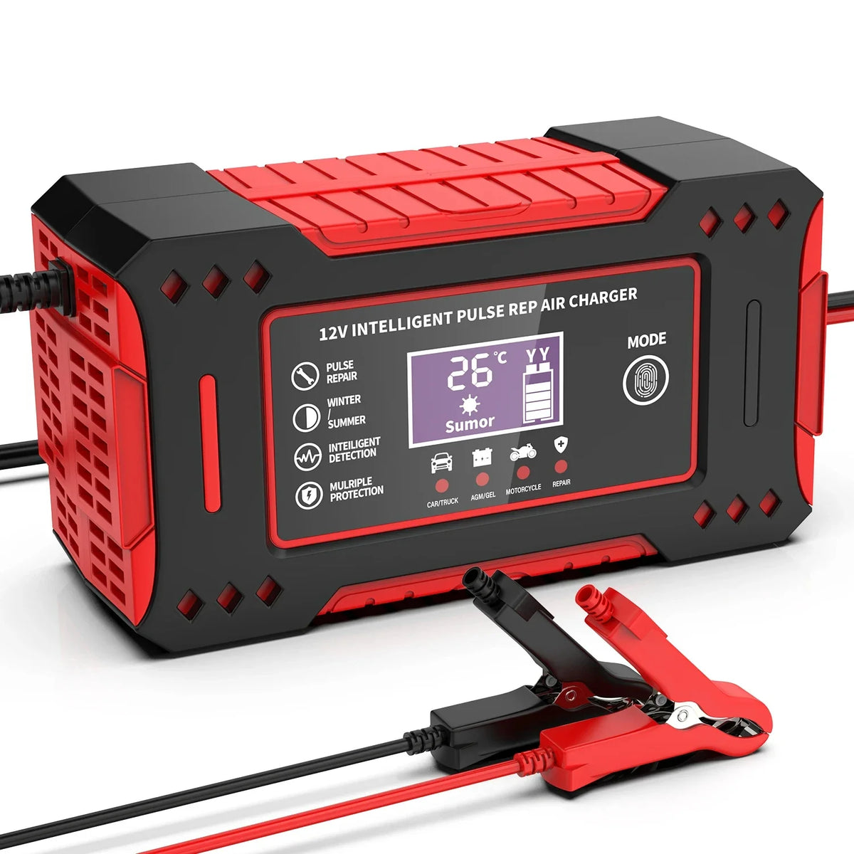 Charger Car and Motorcycle Battery Charging Unit Lead-Acid Battery