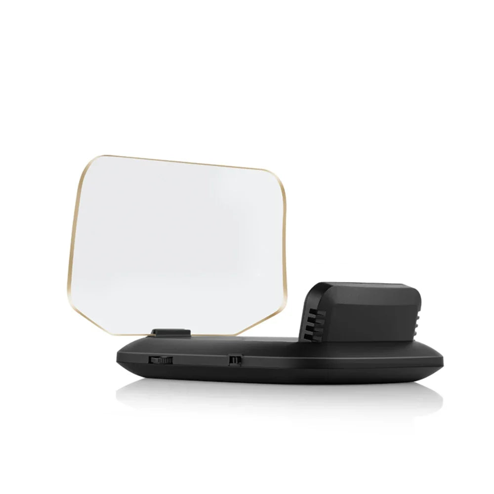 C1 Car Navigation Projection HUD Head-Up Display OBD2+GPS Car Projector Speedometer /Water Temperature /Voltage/RPM Alarm