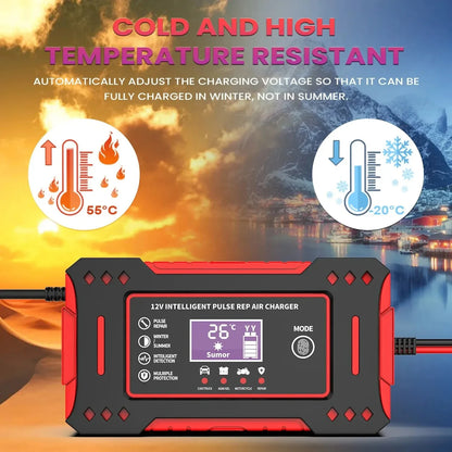 Charger Car and Motorcycle Battery Charging Unit Lead-Acid Battery