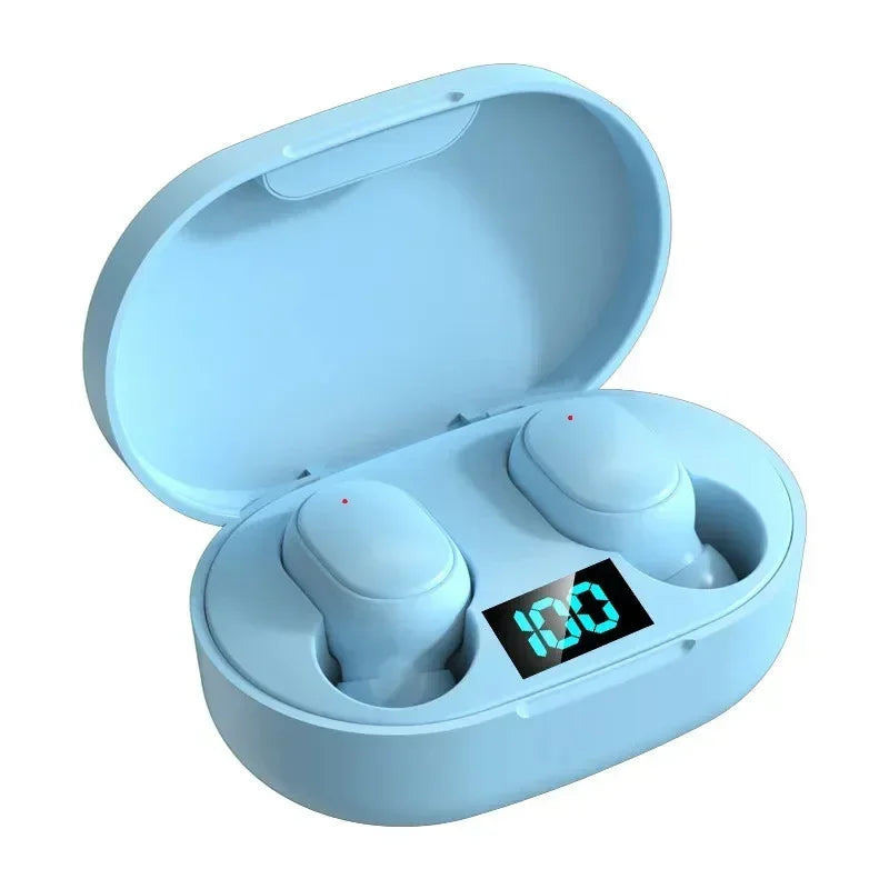 Wireless bluetooth earbud with Noise Cancellation and Microphone for outdoor and indoor workouts
