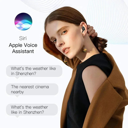 Wireless bluetooth earbud with Noise Cancellation and Microphone for outdoor and indoor workouts