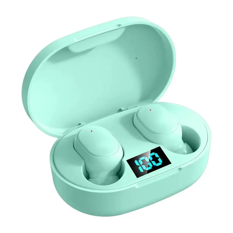 Wireless bluetooth earbud with Noise Cancellation and Microphone for outdoor and indoor workouts