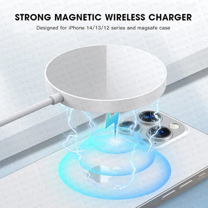 Wireless Charger For iPhone 16 15 14 13 12 Pro Max Plus AirPods Fast Charging Type C Magnetic Charge