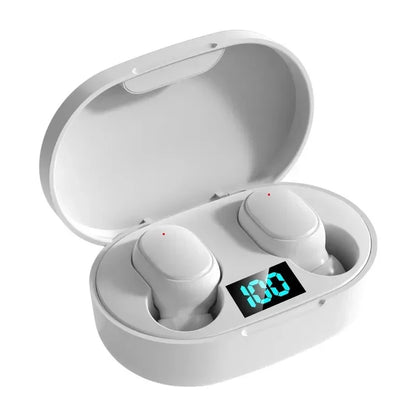 Wireless bluetooth earbud with Noise Cancellation and Microphone for outdoor and indoor workouts