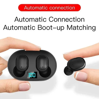 Wireless bluetooth earbud with Noise Cancellation and Microphone for outdoor and indoor workouts