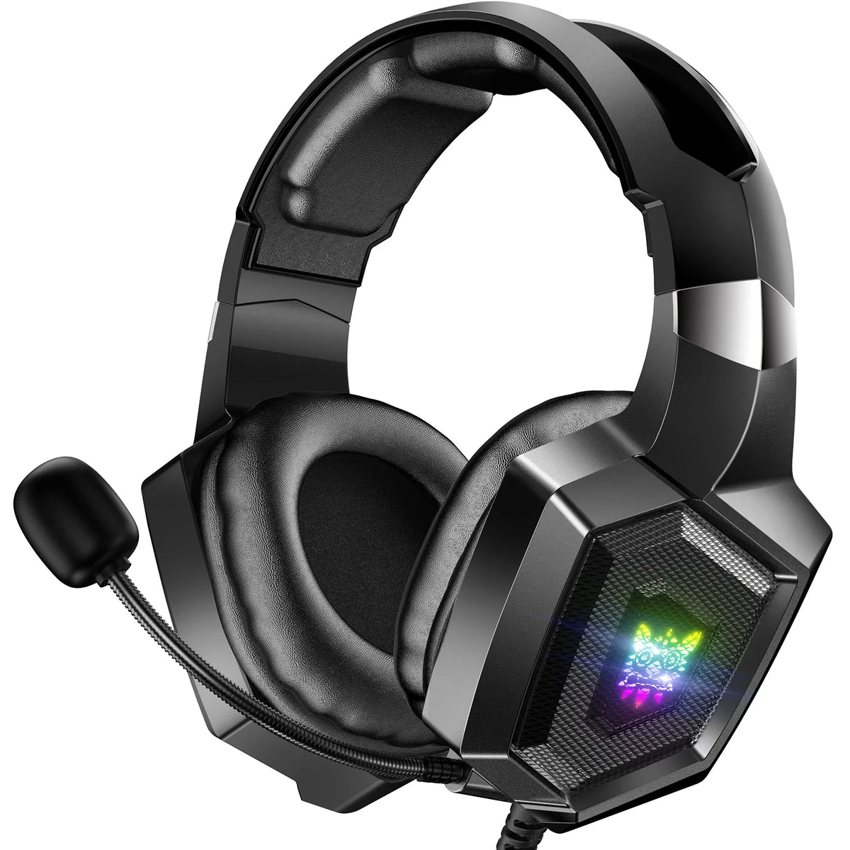 K8 Gaming Headphones with Flexible HD Mic RGB Gaming Headset