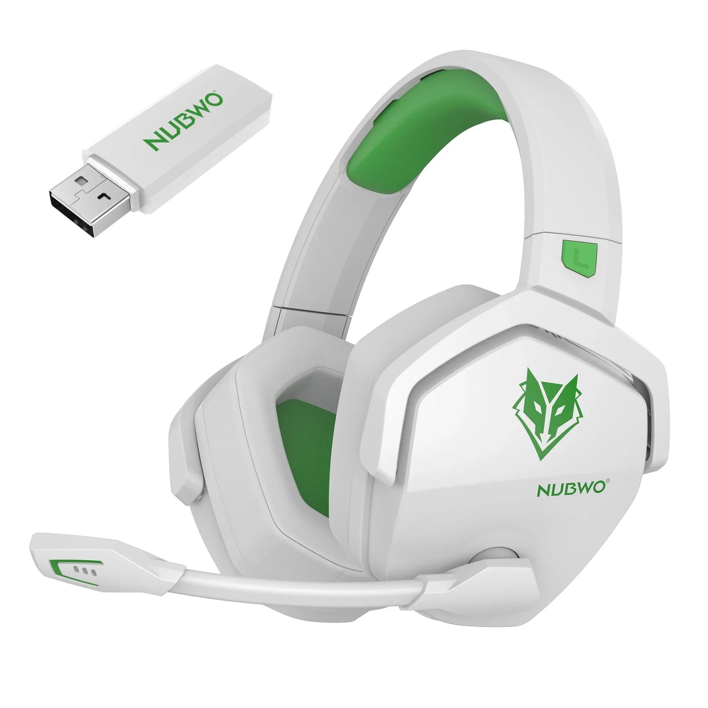 NUBWO G06 Pro Wireless Gaming Headset with Charging Station for Headset and PS5 Controller