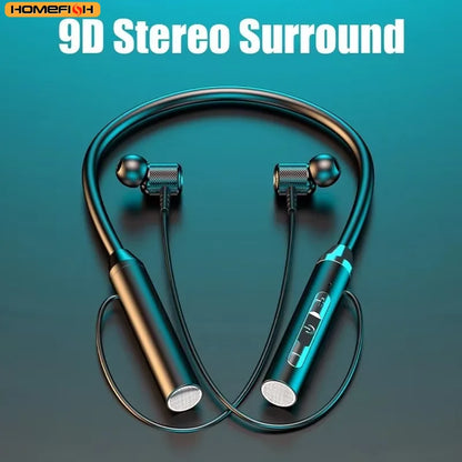 Magnetic Sport Neckband Neck-hanging TWS Earbuds with Mic