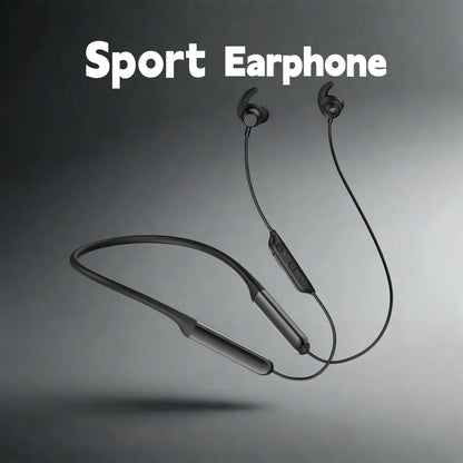 Magnetic sports wireless neckband with dual battery