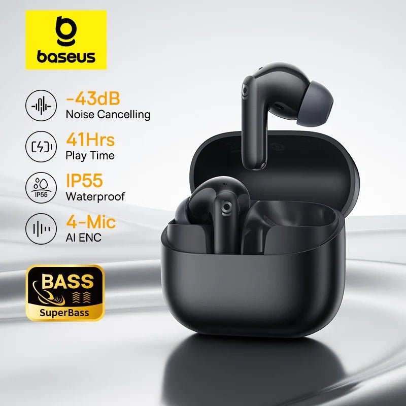 Baseus Bass EP10 NC Noise Cancelling ANC True Wireless Earbuds