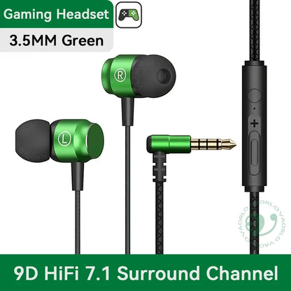 Metal Magnetic Gaming Earbuds Type-C/3.5MM AUX