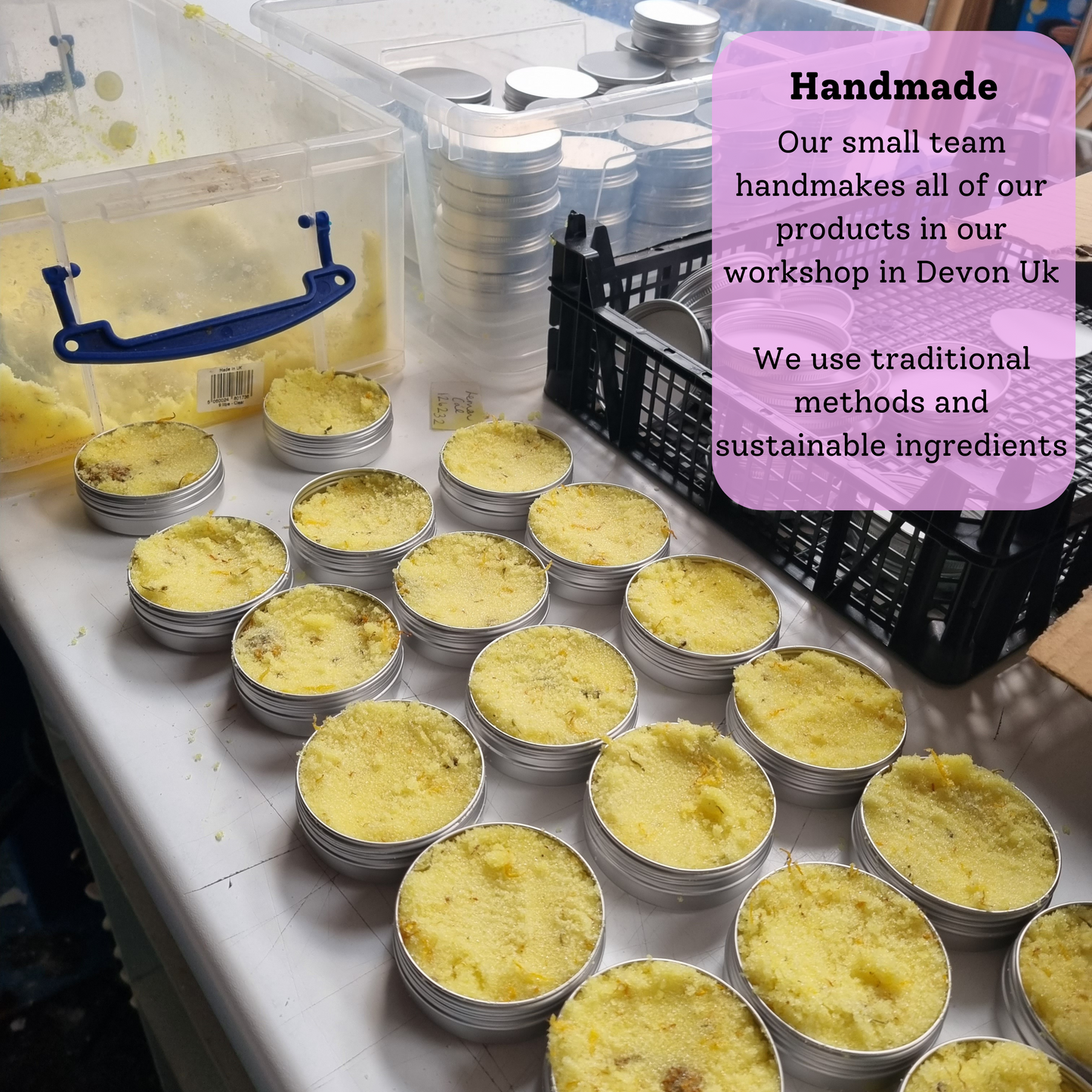 Lavender Body Scrub | Natural Exfoliating Sugar Scrub for Relaxing, Smooth Skin | Vegan, Plastic-Free Skincare | 3 Size Options