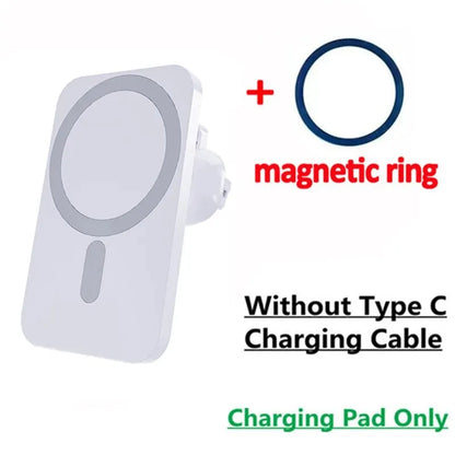 30W Magnetic Car Wireless Charger For iPhone