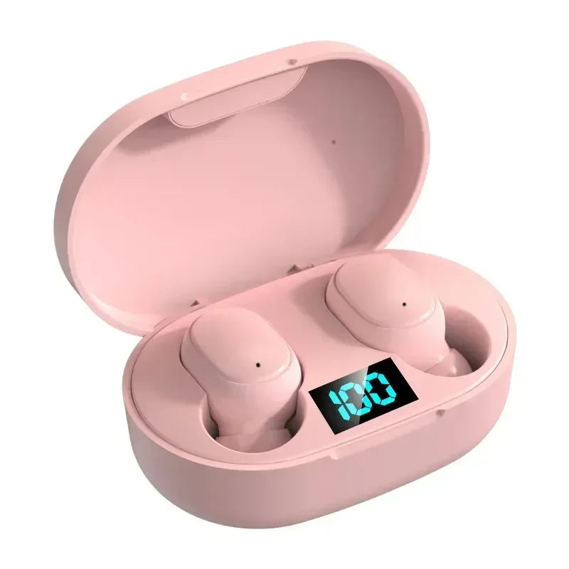 Wireless bluetooth earbud with Noise Cancellation and Microphone for outdoor and indoor workouts
