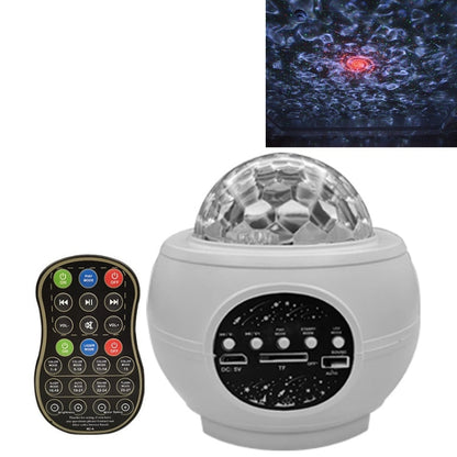 M2 8W Christmas Starry Sky Laser Projection Atmosphere Light Rotating Starry Dynamic Water Pattern Sleeping Light, USB, Battery
