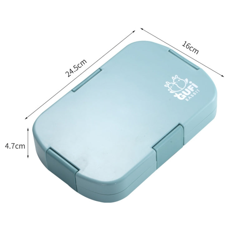 XINGCHENG XC-451 Microwave Student Lunch Box Plastic Compartment Portable Lunch Box, Blue, Pink