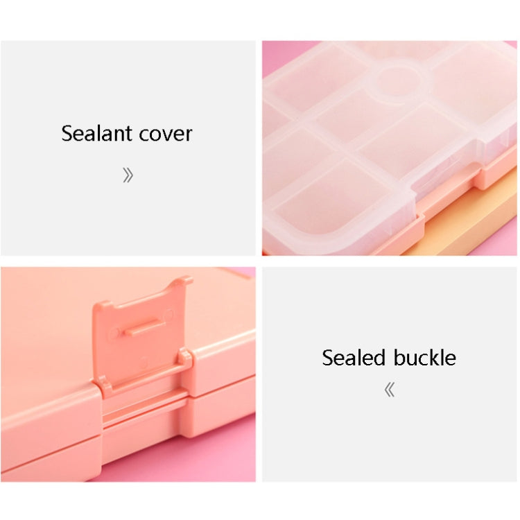 XINGCHENG XC-451 Microwave Student Lunch Box Plastic Compartment Portable Lunch Box, Blue, Pink