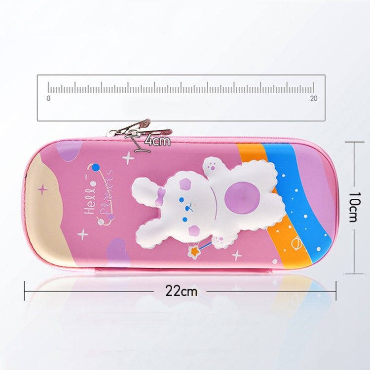 Uime EVA 3D Multi-compartment Pencil Case Stationery Box Children School Supplies(Little Fox)