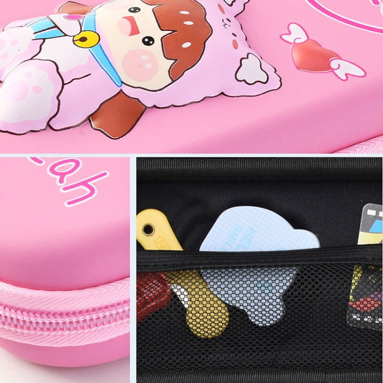 Uime EVA 3D Multi-compartment Pencil Case Stationery Box Children School Supplies(Green Dinosaur)