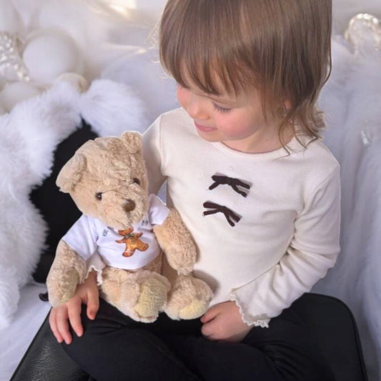 Personalised 1st Christmas Reindeer Teddy Bear, Baby First Christmas Gift