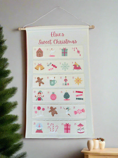 Personalised Sweet Advent Calendar Christmas countdown