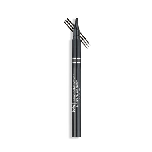 BDB Microblade Effect Brow Pen - Waterproof, Smudge-Proof, Long Lasting in Raven Black | Billion Dollar Brows