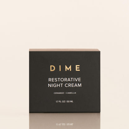 DIME Beauty Restorative Night Cream | Ceramides & Sea Buckthorn | 1.7 oz / 50 ml in Pump