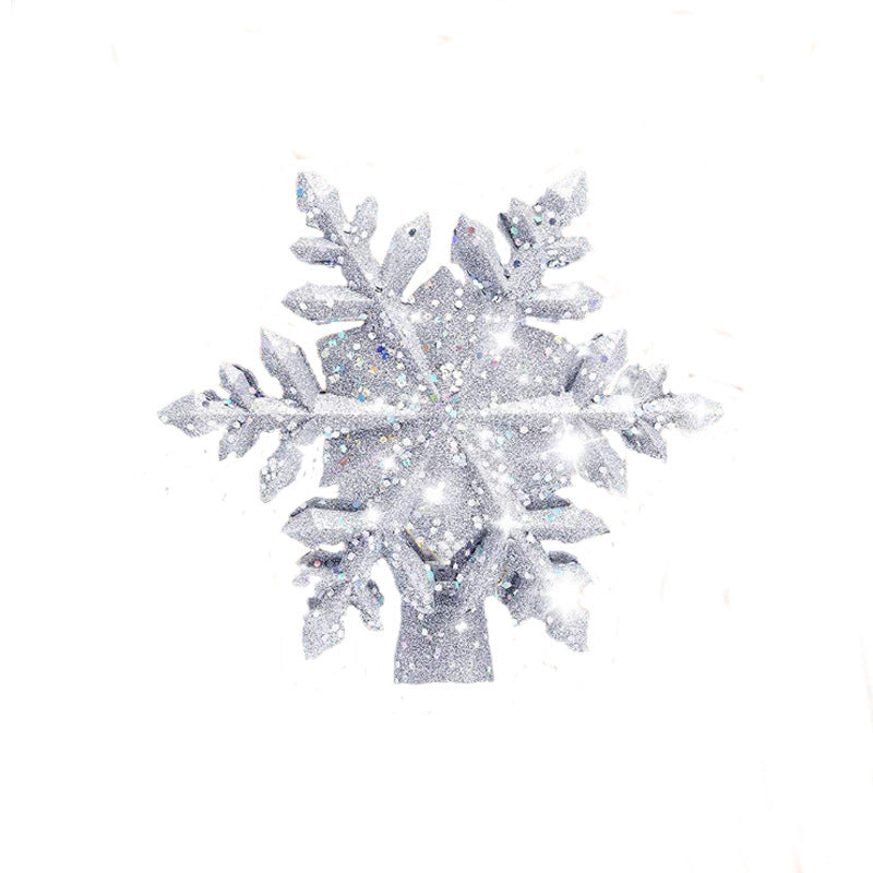 3D LED Christmas Tree Topper Star | Snowflake Projector | Glitter Silver & Gold | Rotating Light | Home Xmas Decoration | Michan Direct