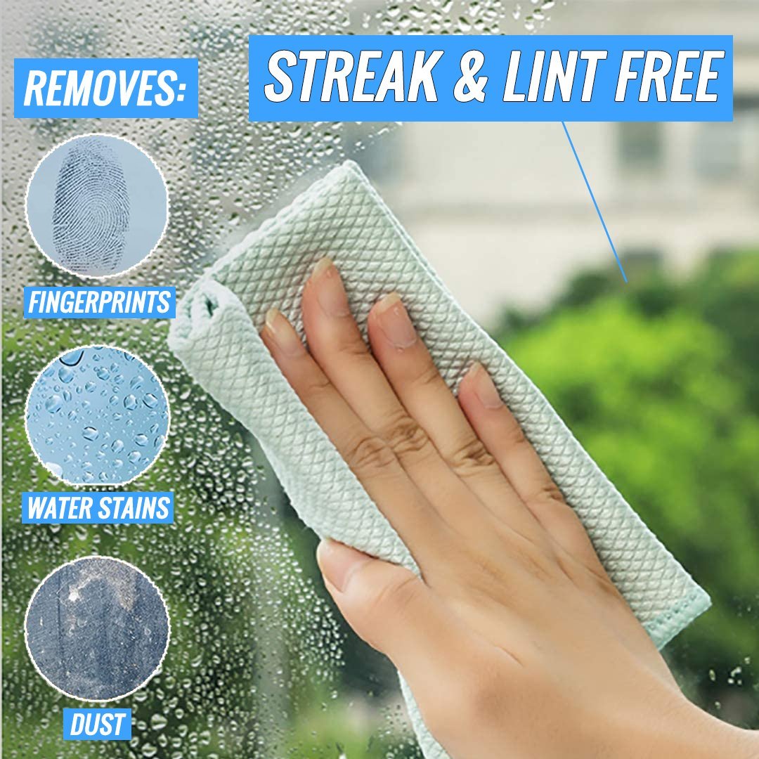 Streak free magic cloths 3 pack